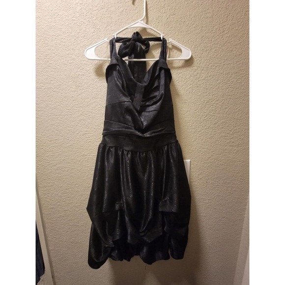 torrid Dresses & Skirts - Torrid Black Ruffle Halter Dress Size 14